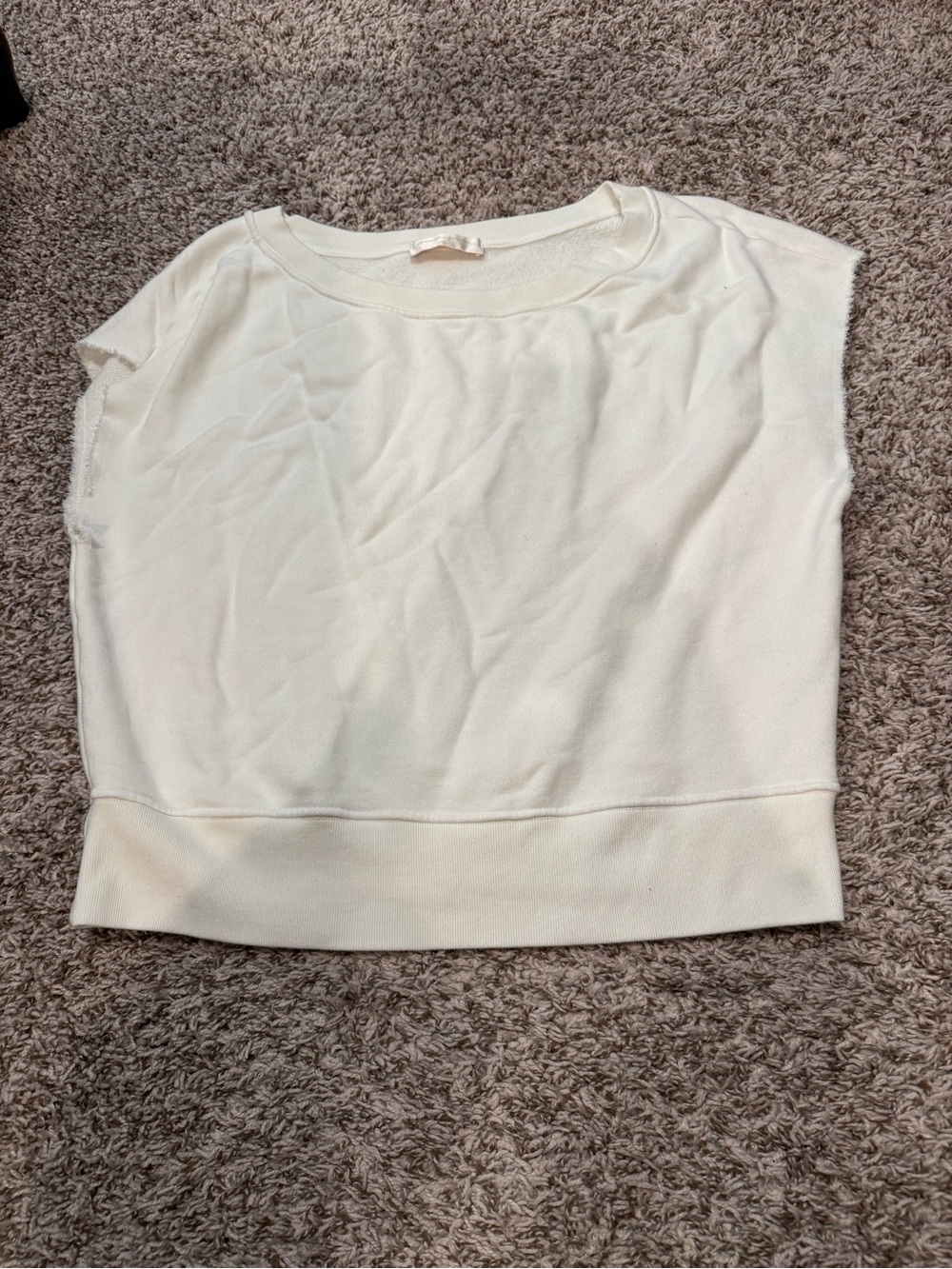 NWOT Spiritual Gangster Cream Cap Sleeve Tank Top